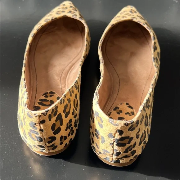 Nordstrom BP Leopard Print Women's Flats Size 8 in Like New Condition with Box - Picture 2 of 10